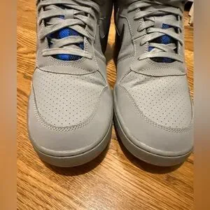 Nike Air Buroughs, Blue Plaid sz 11.5 Nike | Shoes | Nike Air Buroughs Blue Plaid Sz 15 | Poshmark main image 2